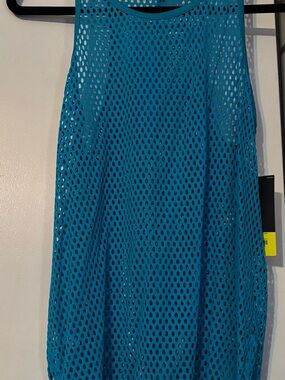 Xersion NWT Blue Mesh Activewear Women's SHIRT